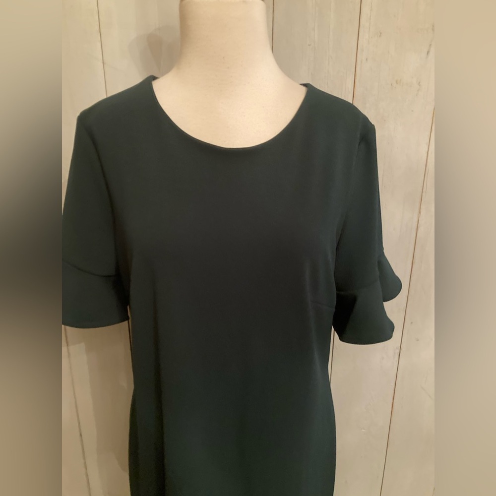 Calvin Klein Solid Black Stretch Flutter Sleeve S… - image 5